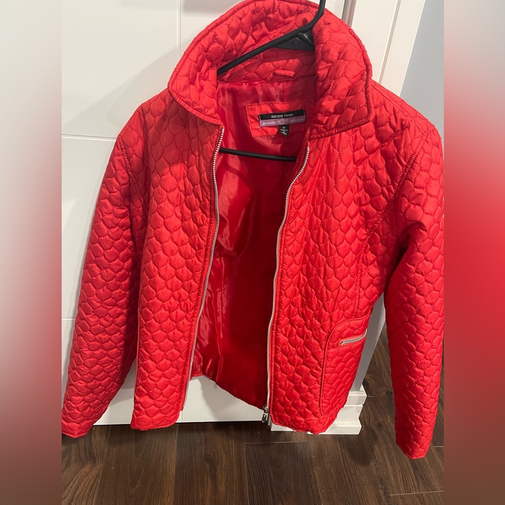 Red women jackets.